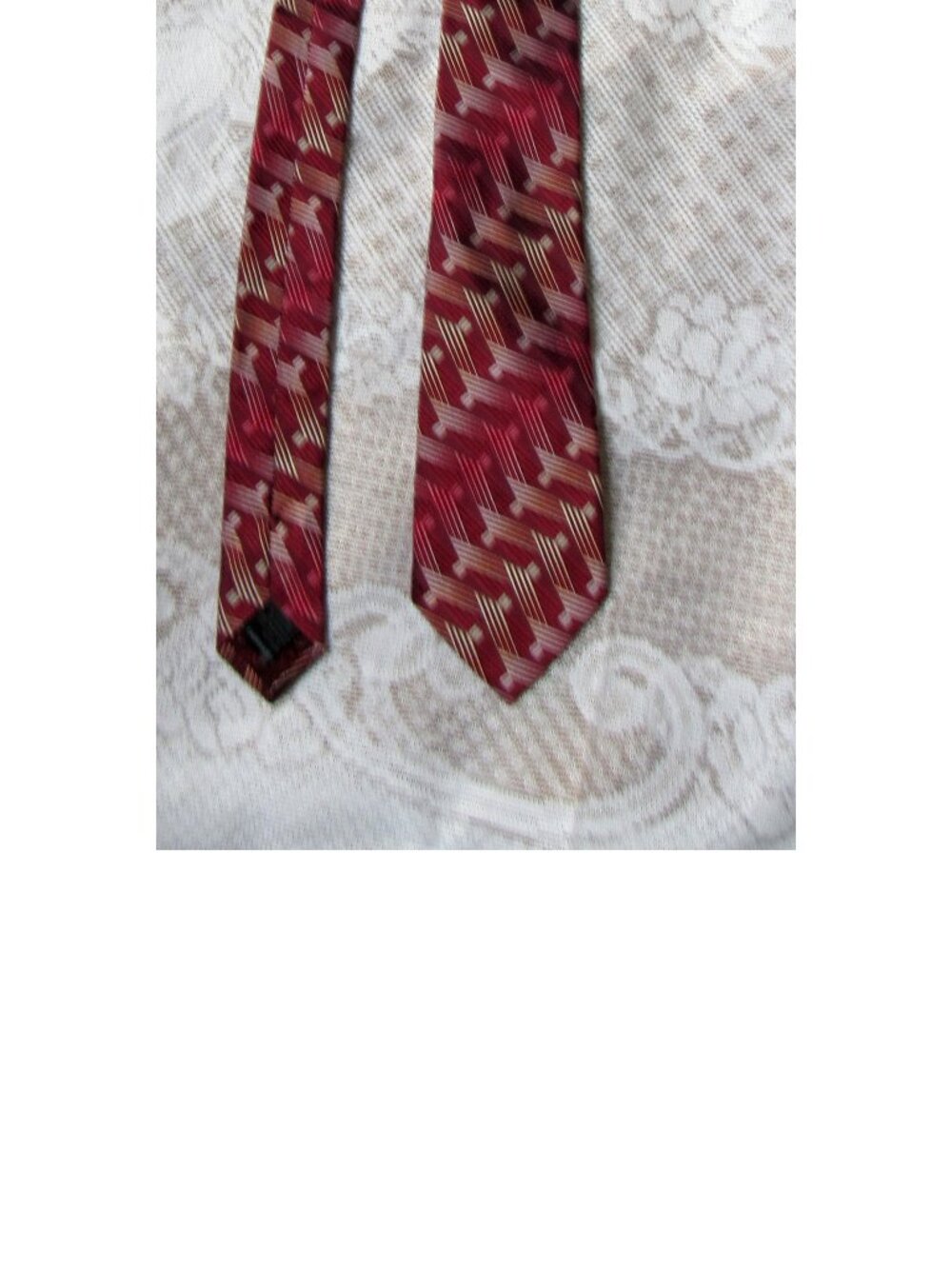 Missoni Men Tie, silk, made in Italy, width 3.25 in